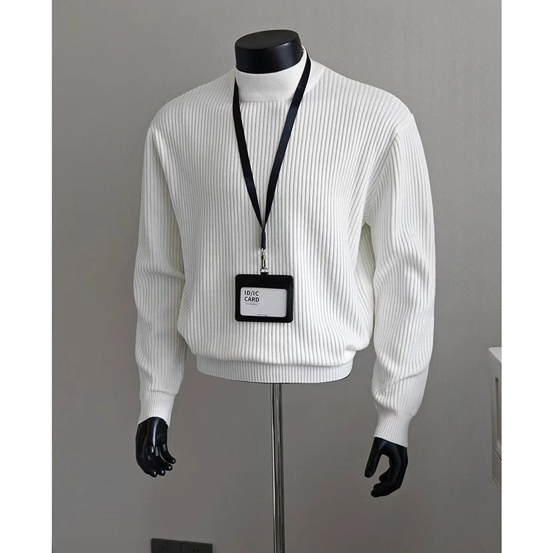 Herrenmode Grobstrickrollkragenpullover Echo Archive