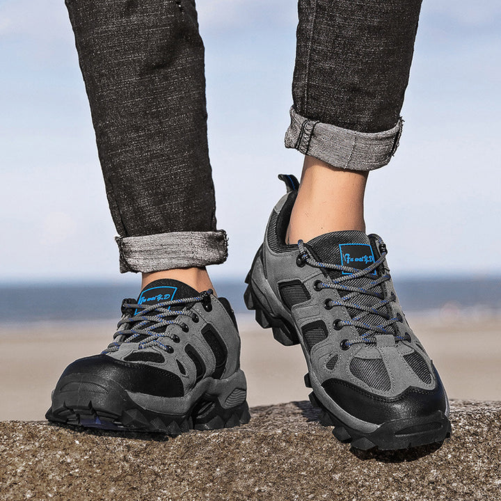 Herren nan robuster Trekkingschuh mit verstärkter Zehenkappe und rutschfester Profilsohle Echo Archiv