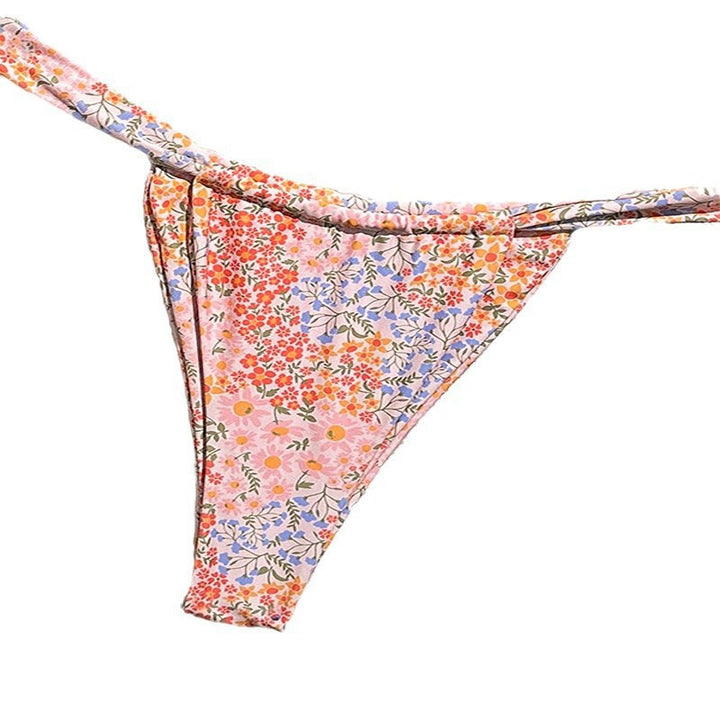 Damen Triangel-Bikini mit floralen Motiven und angepassten Trägern Echo Archiv