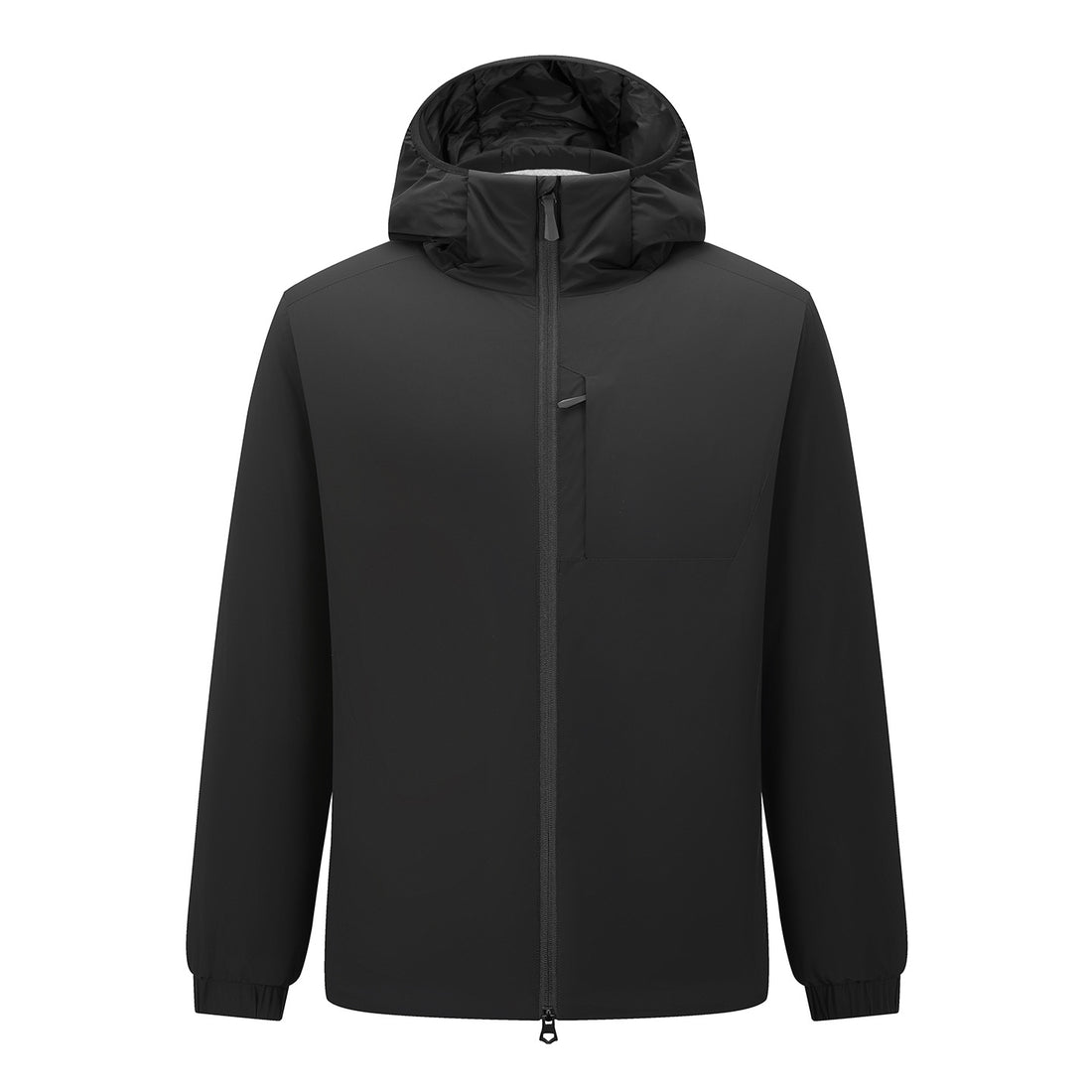 Herren Kapuzen-Softshelljacke mit Zwei-Wege-Reißverschluss, wasserabweisender Membran und Brusttasche Echoarchiv