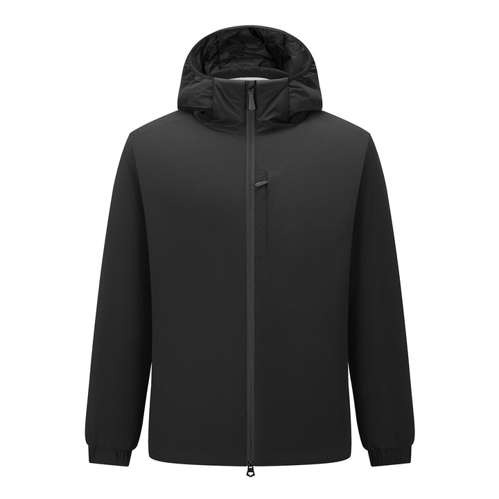 Herren Kapuzen-Softshelljacke mit Zwei-Wege-Reißverschluss, wasserabweisender Membran und Brusttasche Echoarchiv