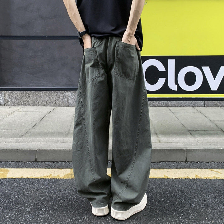 Herren Lässige Oversized-Hose Echoarchiv