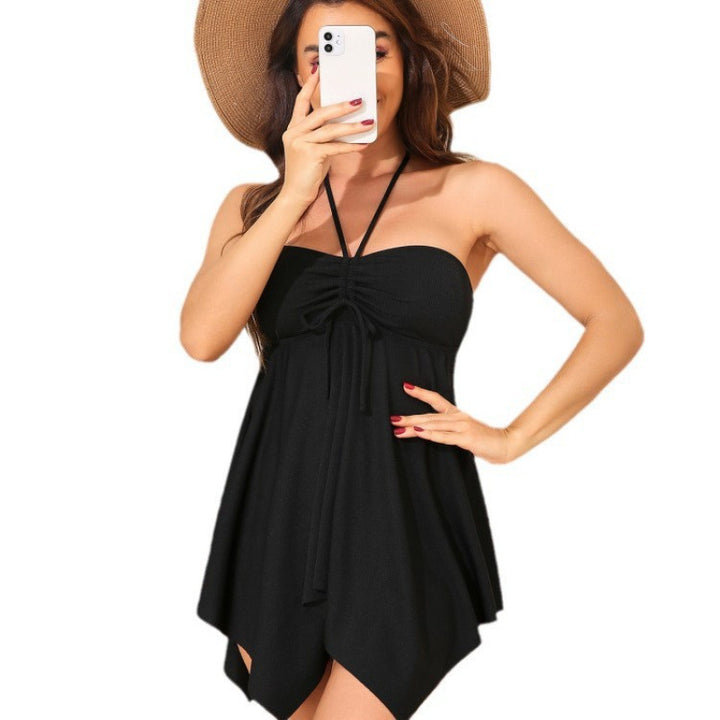 Damen Strandkleid mit asymmetrischem Saum Echo Archiv
