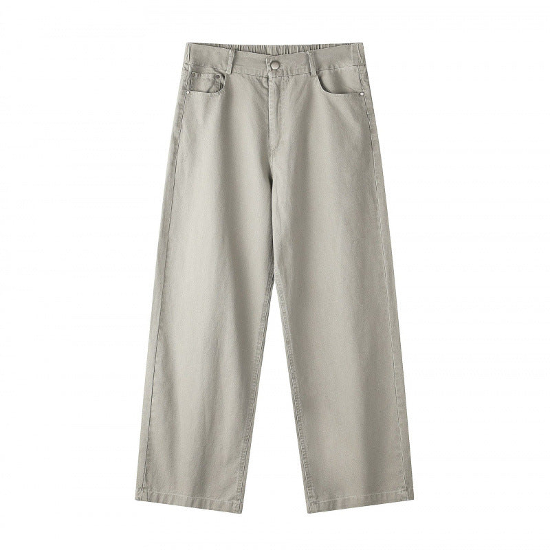 Damen Weite Highwaist-Culotte-Hose mit elastischem Bund und geradem Bein Echo Archiv