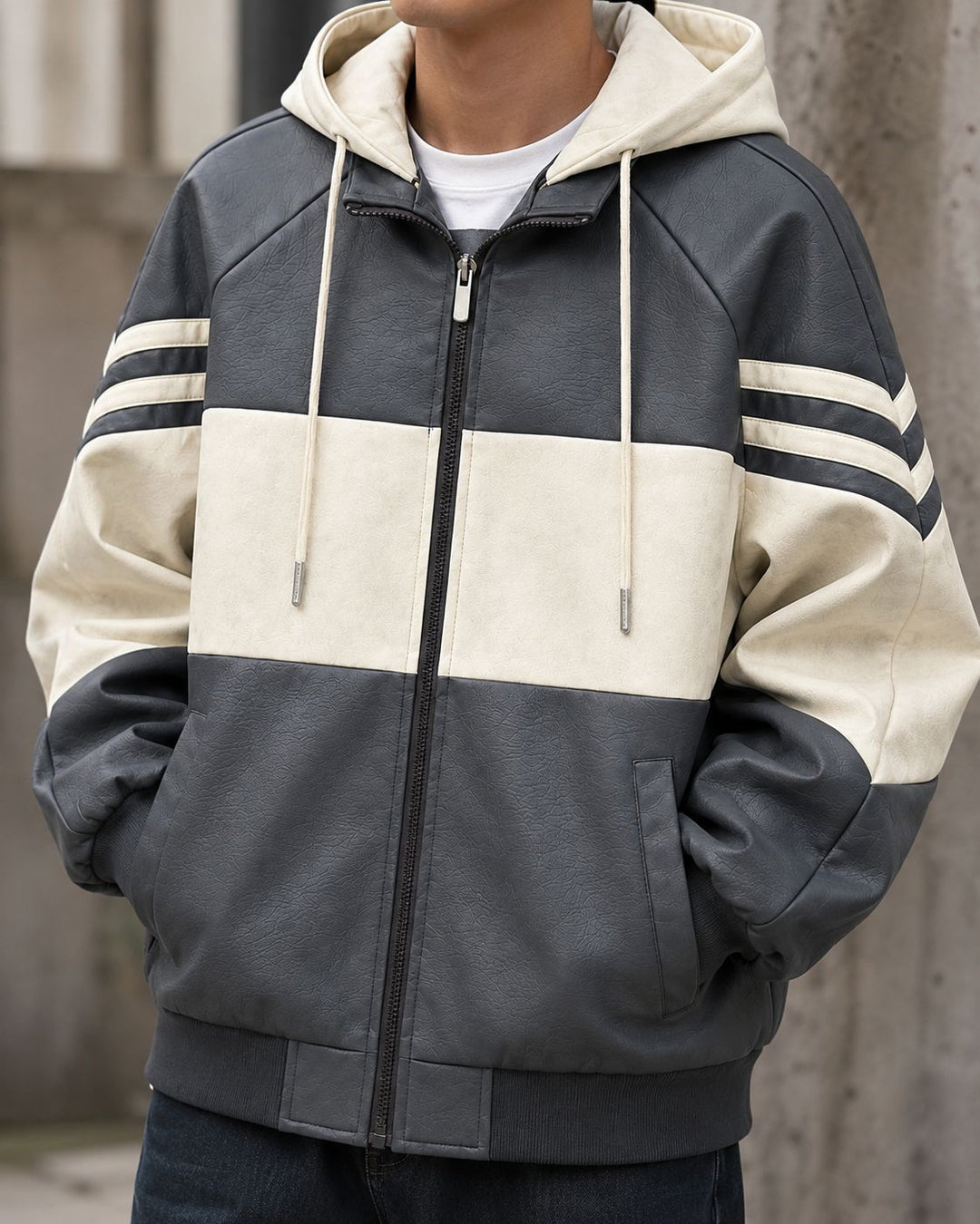 Herren Sportliche Kapuzenjacke 1787797619 – Cavarno
