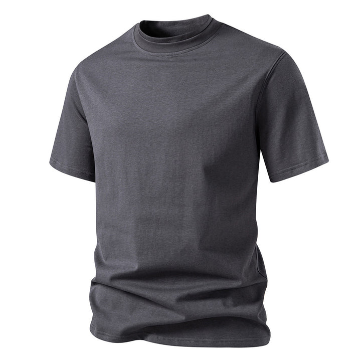 Herren Rundhalsshirt aus hochwertiger Baumwolle mit minimalistischem Design Echoarchiv