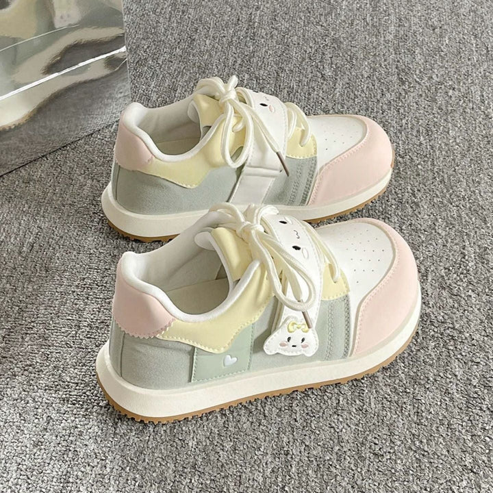 Damen Kindersneaker mit niedlichem Tierdesign und praktischem Klettverschluss Echo Archiv