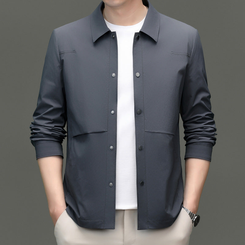 Herren Freizeitjacke mit funktionalen Taschen und modernem Schnitt Echoarchiv