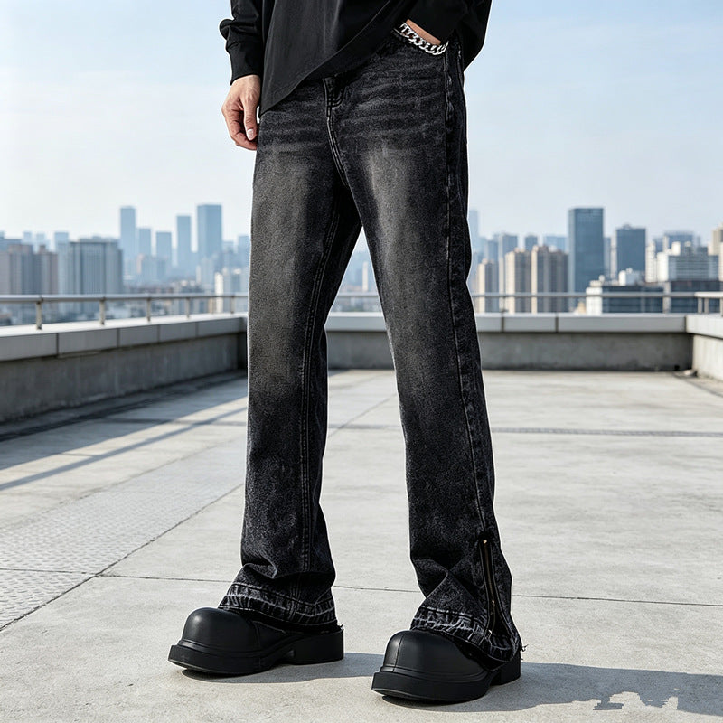 Herren Casual Straight Leg Jeans Echoarchiv