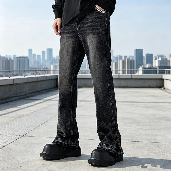 Herren Casual Straight Leg Jeans Echoarchiv