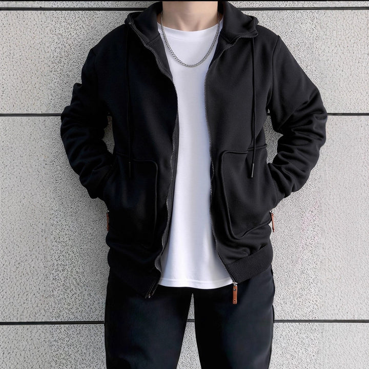 Herren Sportliche Fleecejacke Echo Archiv