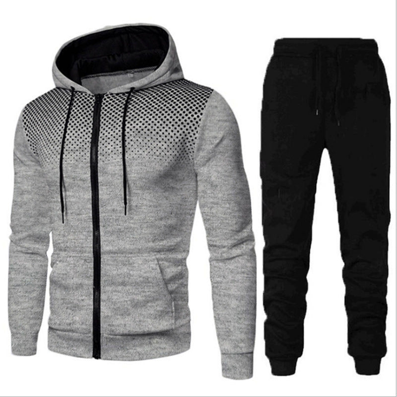 Herren Kapuzenjacke und Jogginghose Set Echoarchiv