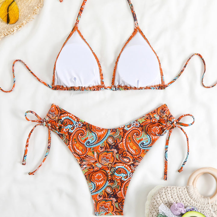 Damen Triangel-Bikini mit raffinierter Paisley-Optik Echo Archiv
