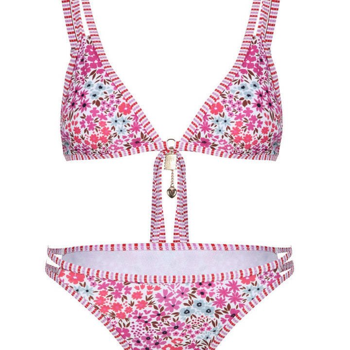 Damen Bikini-Set mit floralem Muster und verstellbaren Trägern Echo Archiv