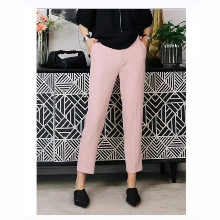 Damen Hochtaillierte Business-Hose Echoarchiv