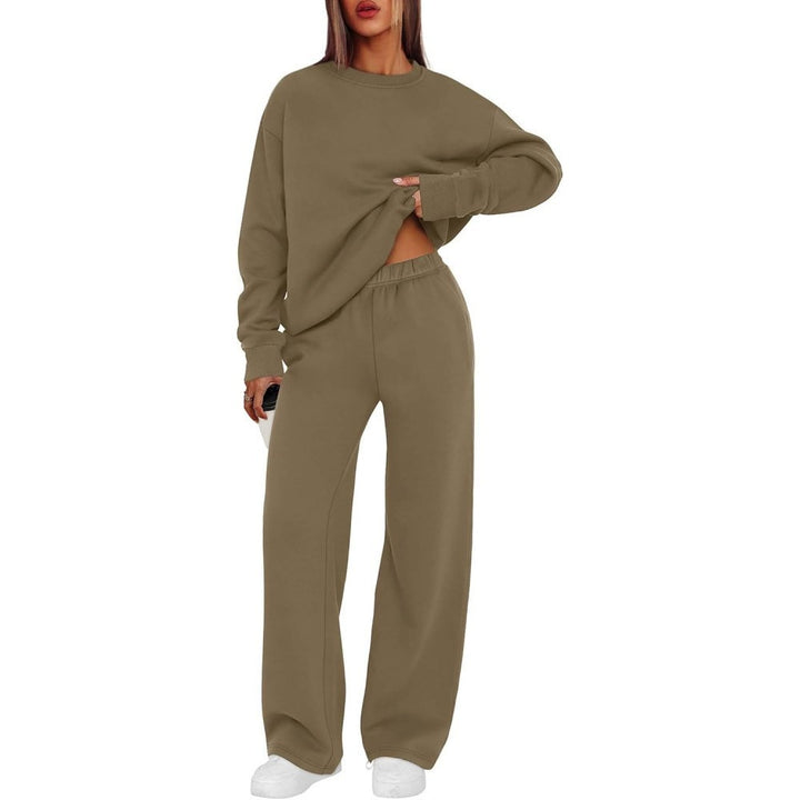 Damen nan lässiges Sweatshirt und weite Jogginghose Set Echo Archiv