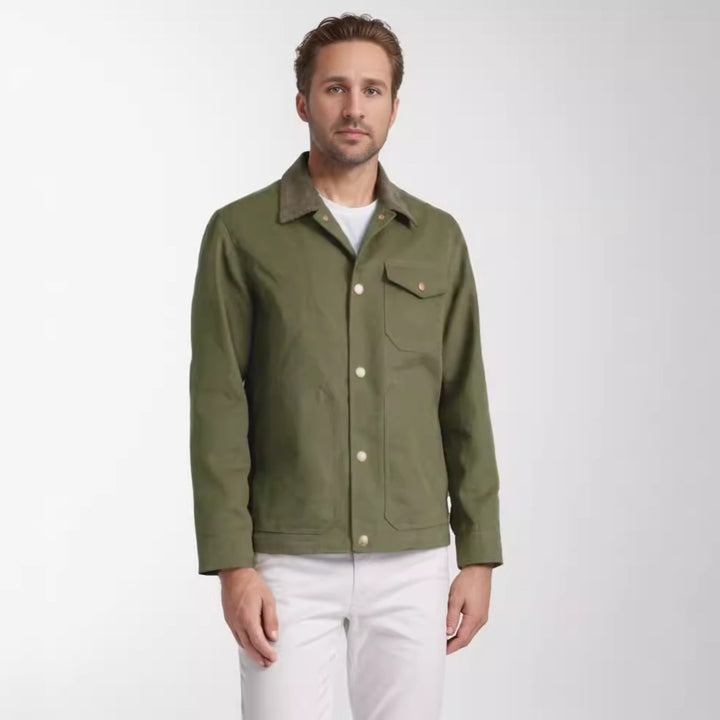 Herren vielseitige Baumwolljacke mit praktischen Taschen Echoarchiv
