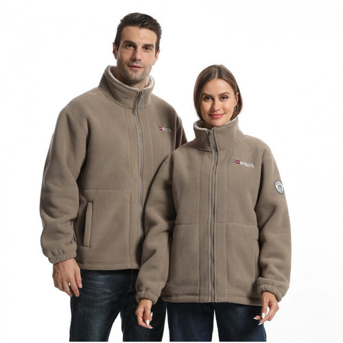 Herren Weiche Fleecejacke mit Reißverschluss Echo Archiv