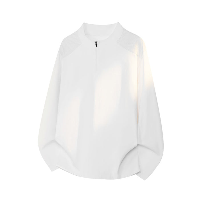 Sportlicher Herrenpullover mit Stehkragen und Reißverschluss Echo Archive