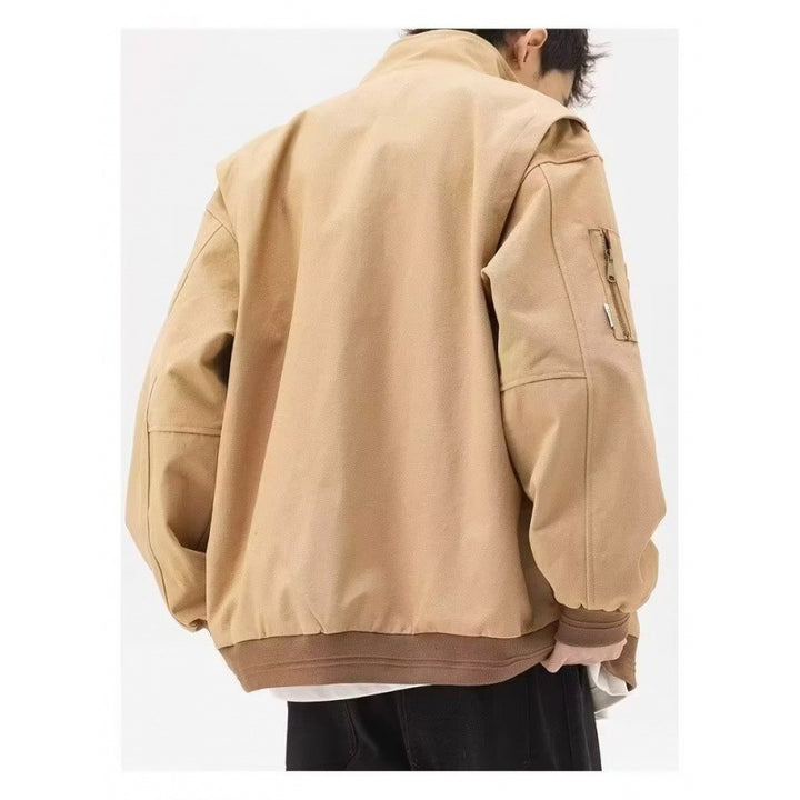 Herren robuste Arbeitsjacke mit multifunktionalen Taschen und elastischen Bündchen Echoarchiv