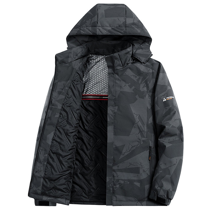 Herren urbane Funktionsjacke mit Kapuze Echo Archiv