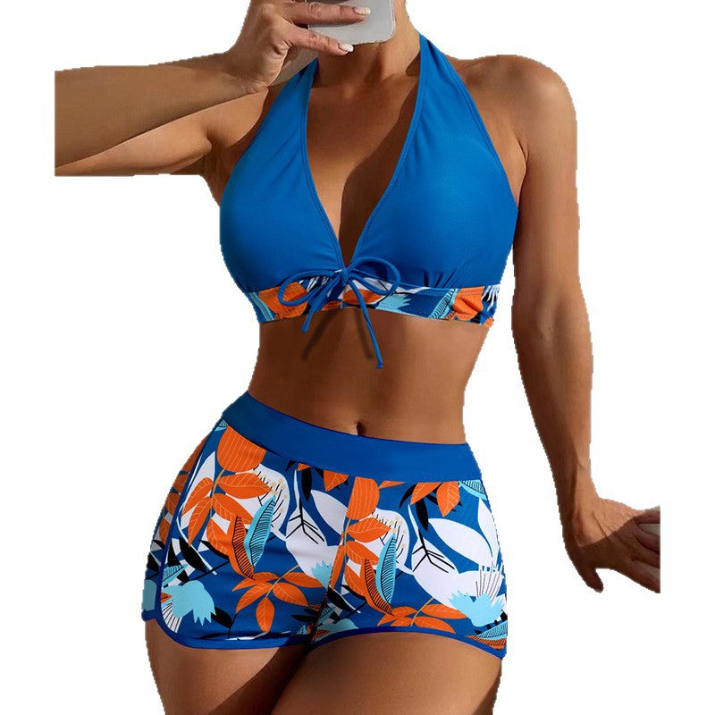 Damen Bikini-Set mit modischem Neckholder-Design und sportlichem High-Waist-Schnitt Echo Archiv