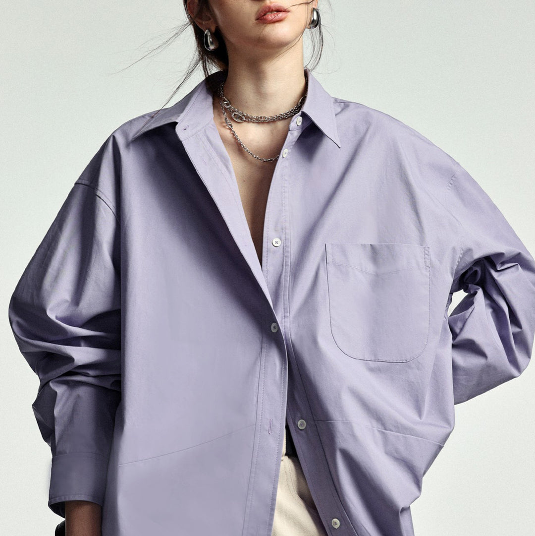 Damen Oversized Hemd Echoarchiv