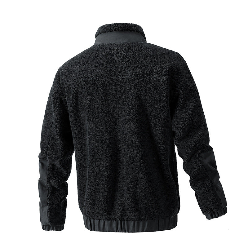 Herren Gemütliche Fleecejacke mit Stehkragen Echo Archiv