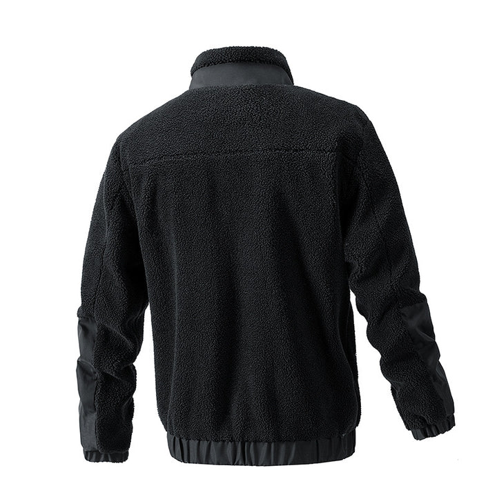 Herren Gemütliche Fleecejacke mit Stehkragen Echo Archiv