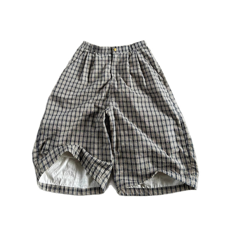 Damen Weit geschnittene Karoshorts Echo Archiv