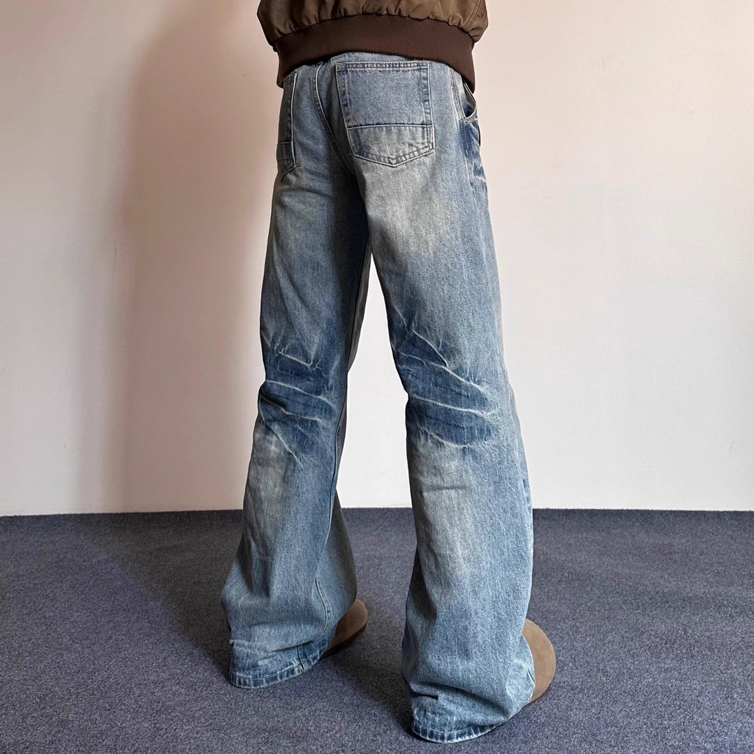 Herren Lässige Weite Jeans Echoarchiv