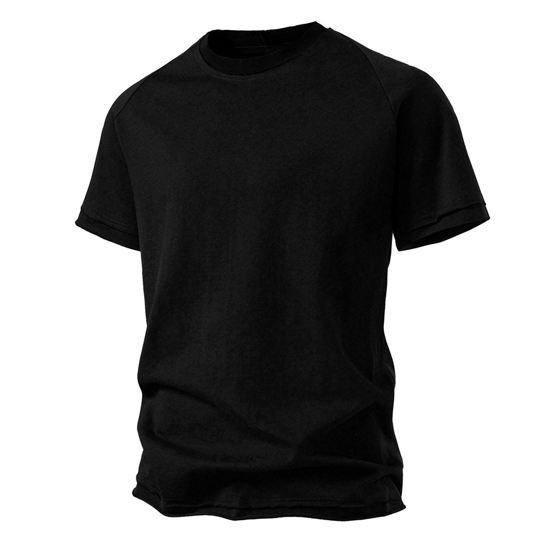 Herren lässiges Kurzarmshirt mit modischem Schnitt und atmungsaktiver Baumwolle Echoarchiv