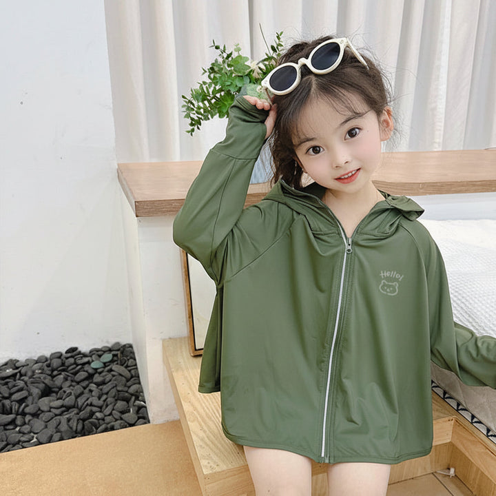 Damen Atmungsaktive Kapuzenjacke mit Anti-UV-Schutz Echo Archiv