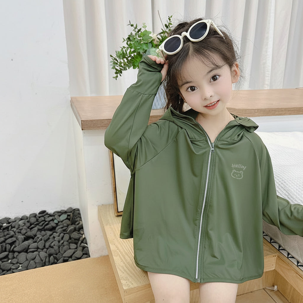 Damen leichte UV-Schutzjacke mit Reißverschluss Echo Archiv