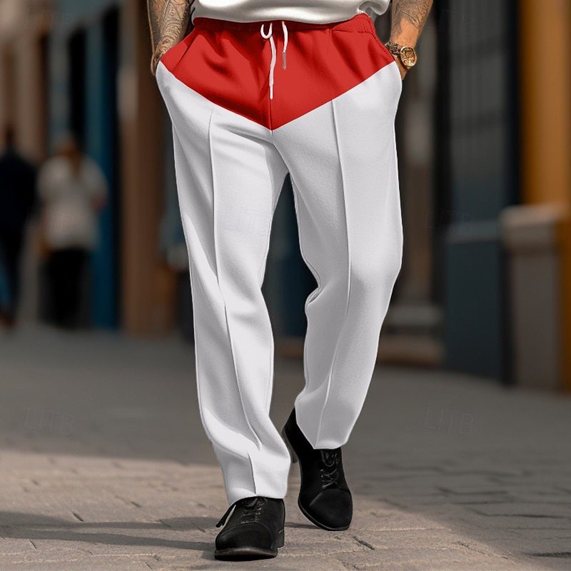 Herren Sportliche Jogginghose mit Kontrastdetails und verstellbarem Kordelzug Echoarchiv