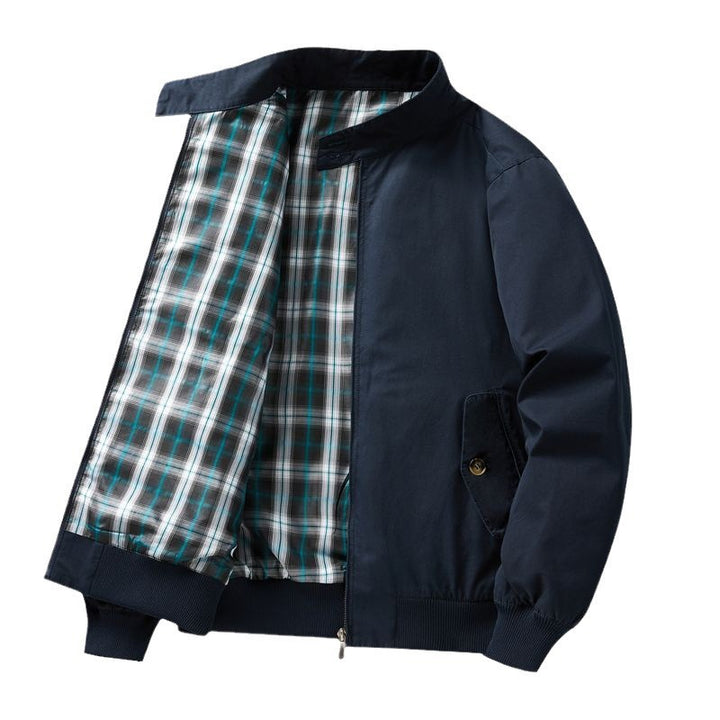 Herren Leichte Übergangsjacke mit Karo-Innenfutter Echo Archiv