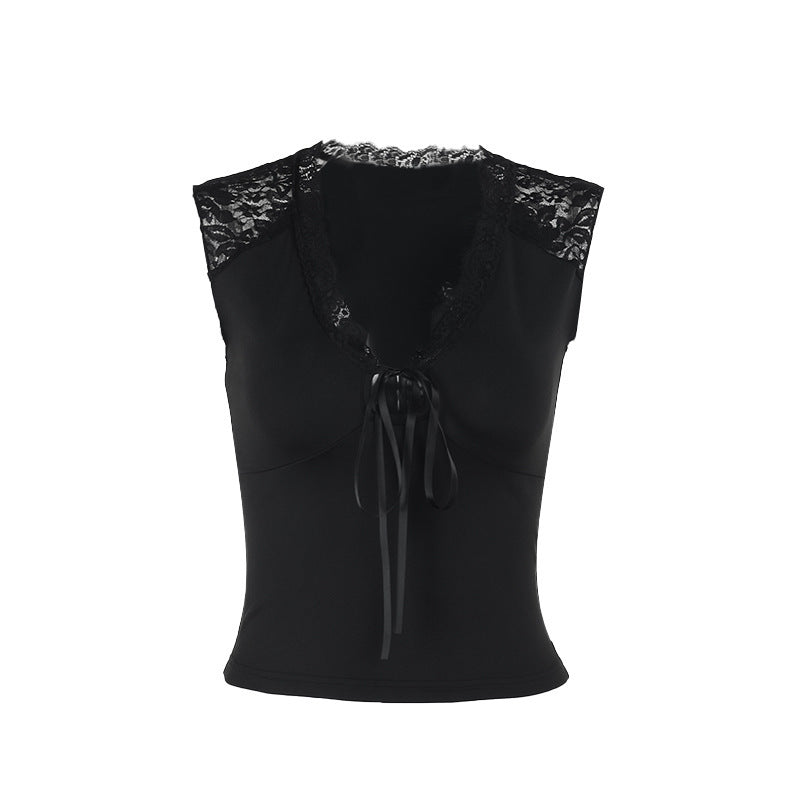 Damen Spitzen-Bustier mit dekorativen Schleifendetails Echo Archiv
