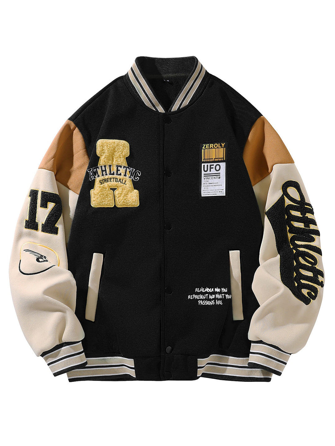 Herren Elegante College-Jacke Echo Archiv