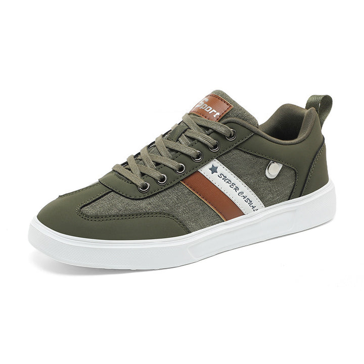 Herren nan urbaner Canvas- und Kunstleder-Sneaker mit gepolstertem Einstieg und profilierter Gummisohle Echo Archiv