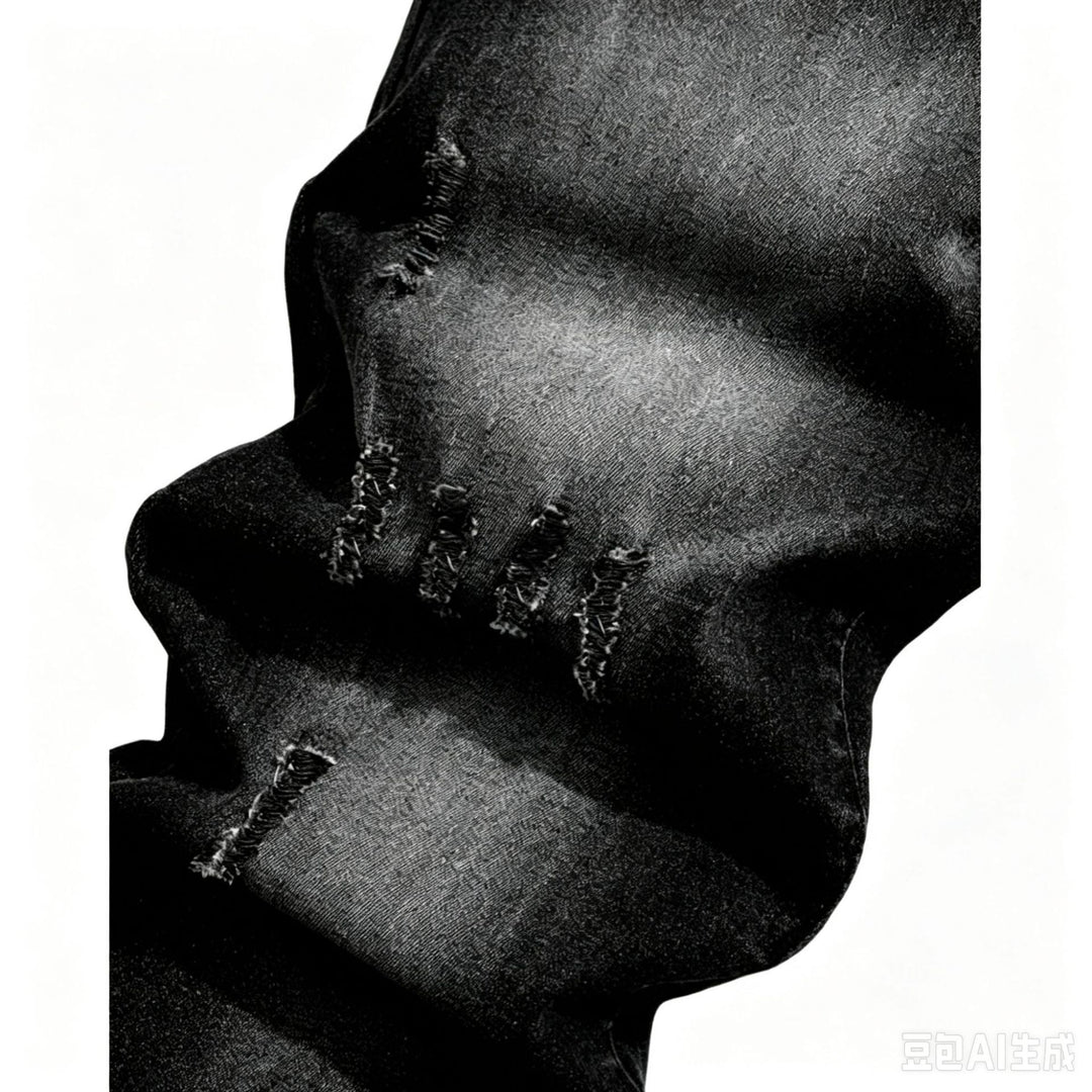 Herren Modische Ripped Jeanshose Echoarchiv