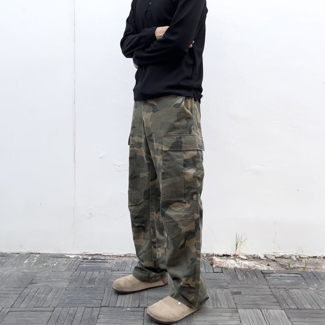 Herren Modische Cargohose mit mehreren Taschen Echo Archiv
