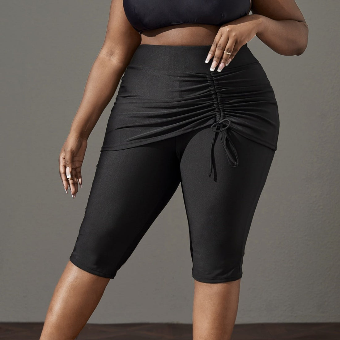 Damen Sportliche Caprihose – Avélisse