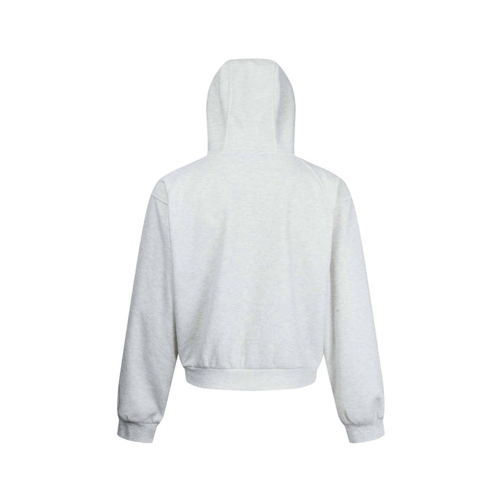 Damen Kapuzen-Sweatjacke mit Reißverschluss und Raglanärmeln Echoarchiv