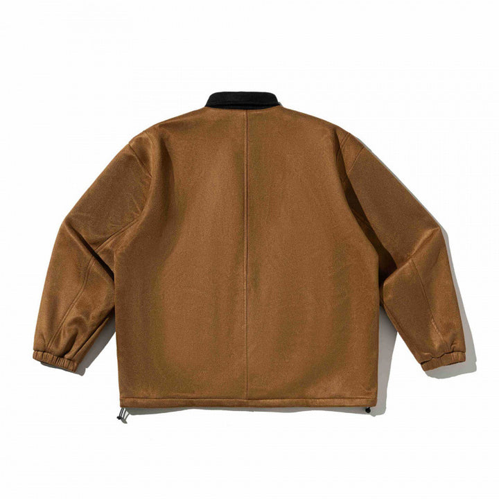 Herren Kastenförmige Wollmix-Blousonjacke mit Cordkragen, Pattentaschen und Tunnelzugsaum Echo Archiv