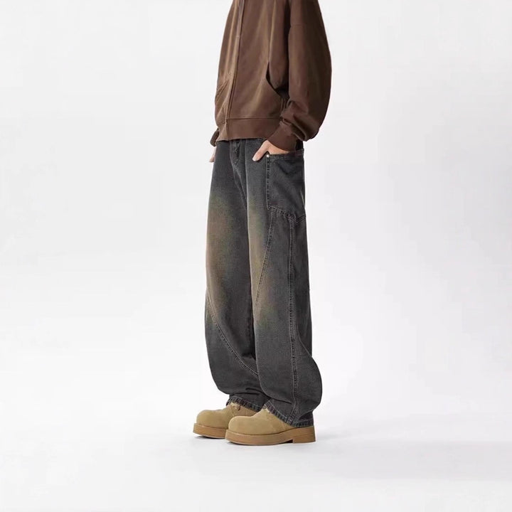 Herren Weitgeschnittene Casual Jeans Echoarchiv