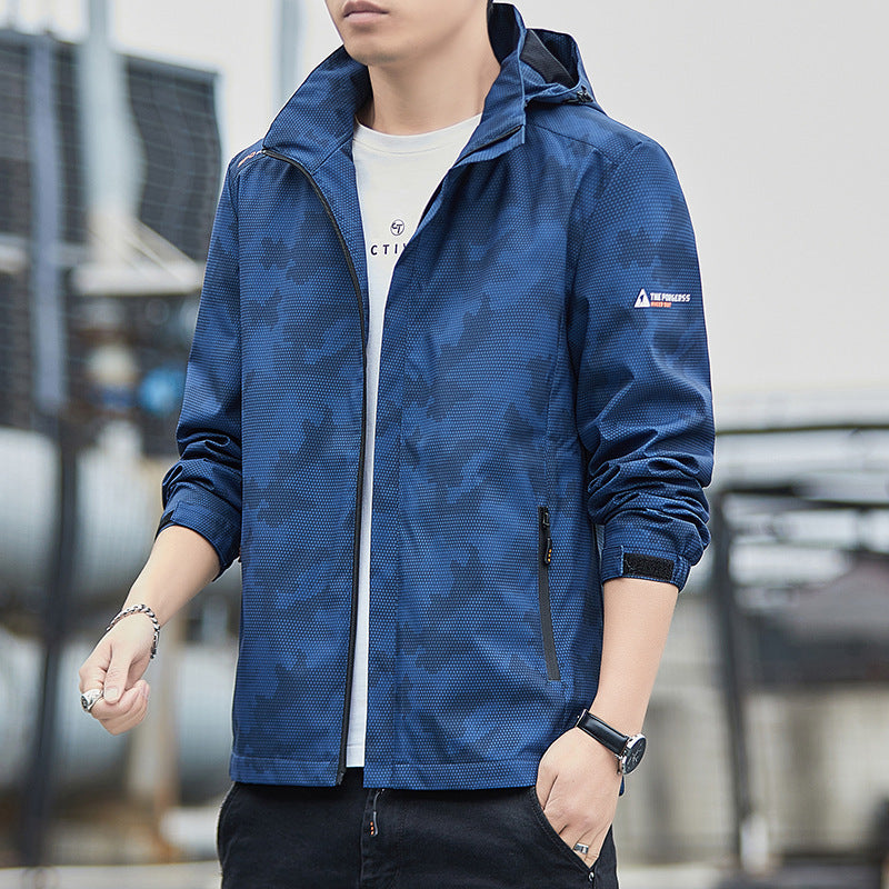 Herren Moderne Übergangsjacke Echo Archiv
