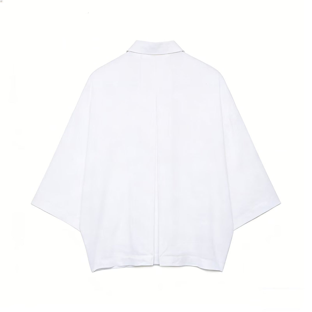 Damen Oversize Hemdbluse aus weichem, atmungsaktivem Material Echo Archiv