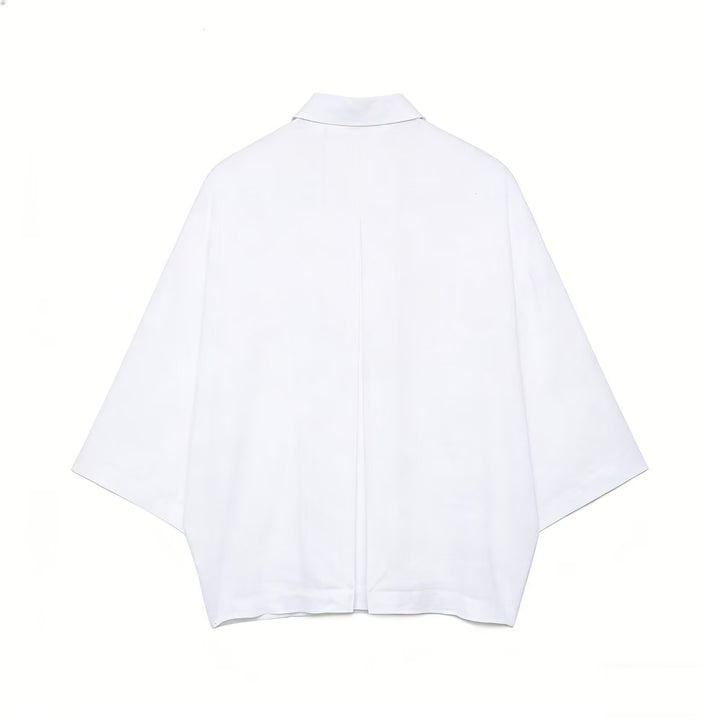Damen Oversize Hemdbluse aus weichem, atmungsaktivem Material Echo Archiv