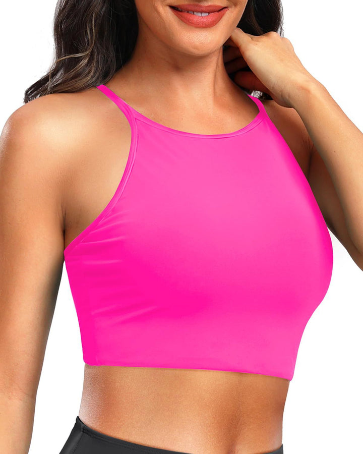 Damen Sportliches Crop-Top Echo Archiv