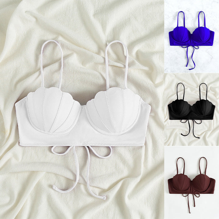 Damen Bikinioberteil mit Muschel-Design und verstellbaren Trägern Echo Archiv